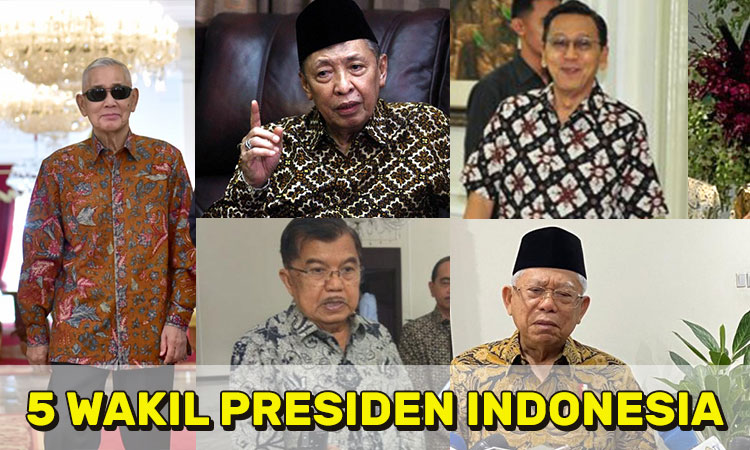 5 Wakil Presiden Indonesia